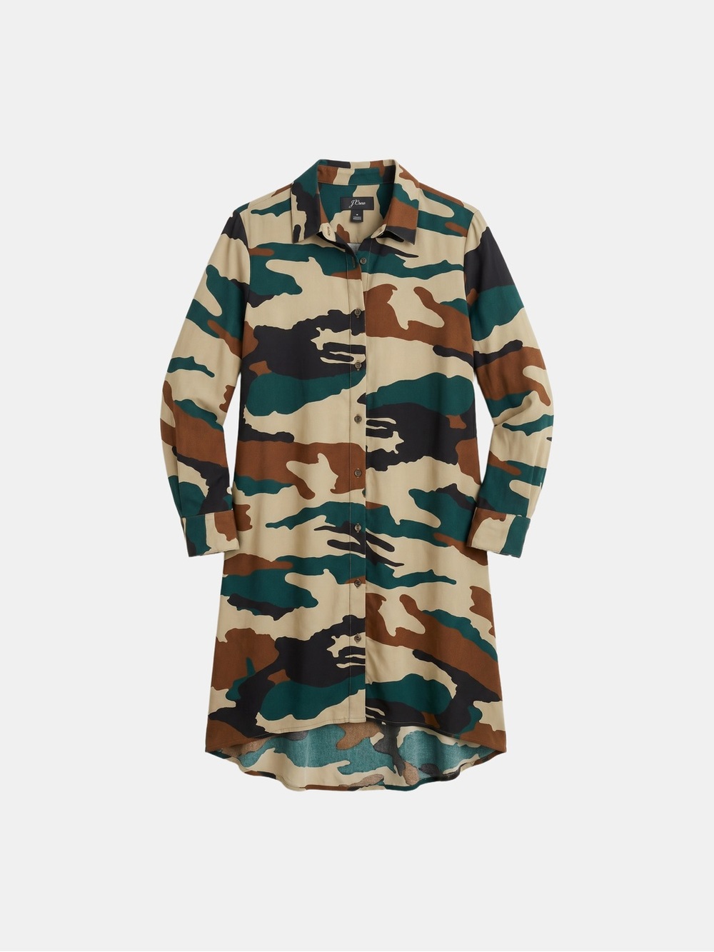 Angie & Isabel Camo Button-Up Dress - Picture 4 of 6